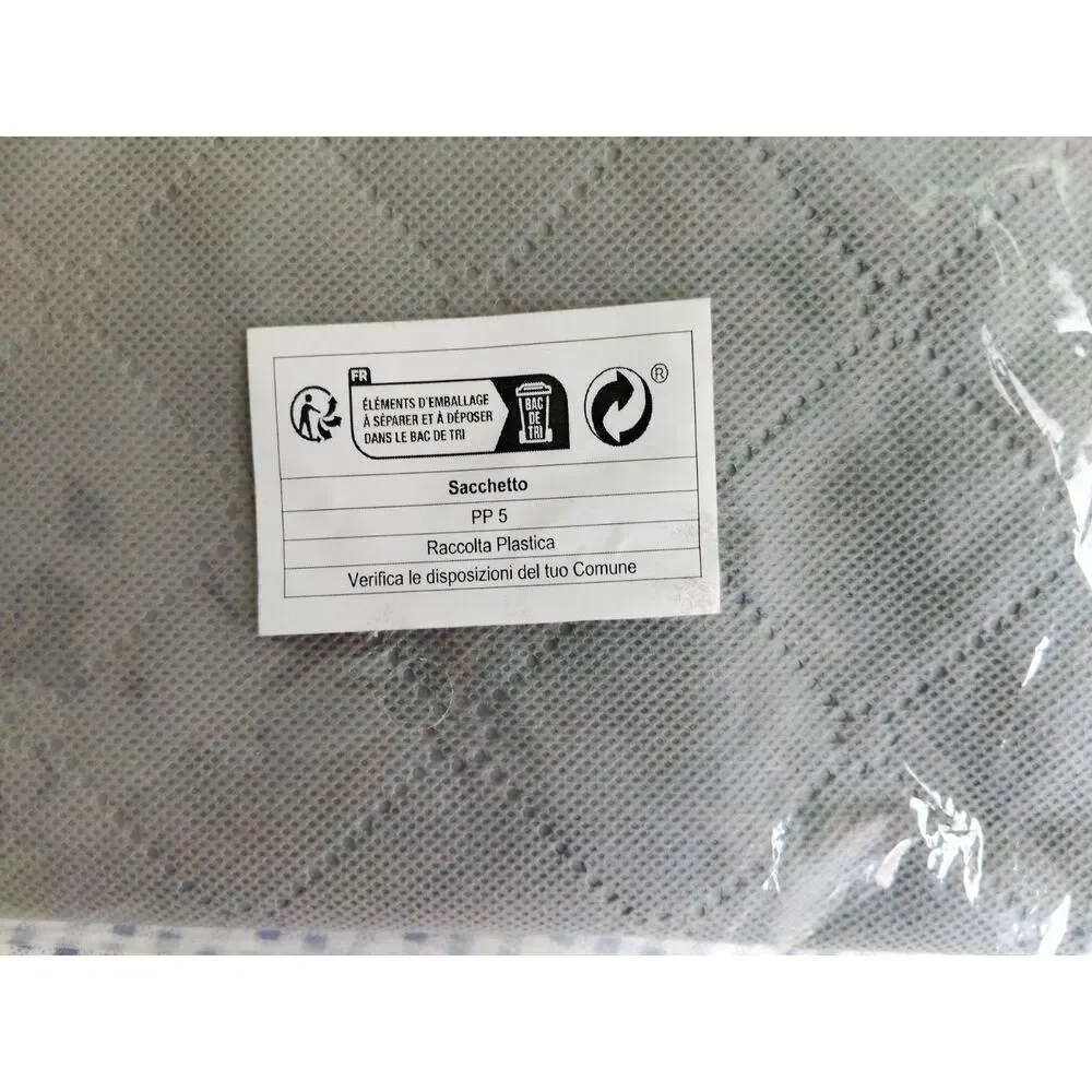2 Pack Foldable Clear Window Grey Zippered Storage Bag Size 16x11x 18 NWOT